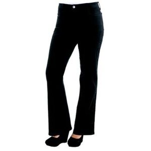 NYDJ Black Jeans Rhinestone Sides Boot Cut Size 12.